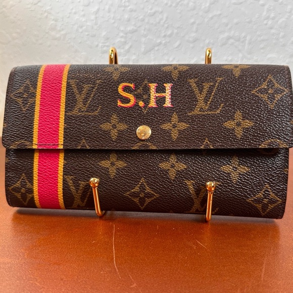 Authentic Louis Vuitton Sarah wallet Vintage - Picture 1 of 10